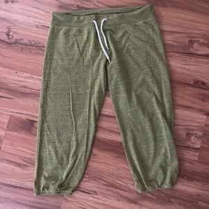 Green Monrow Vintage Lounge Wear Bottoms